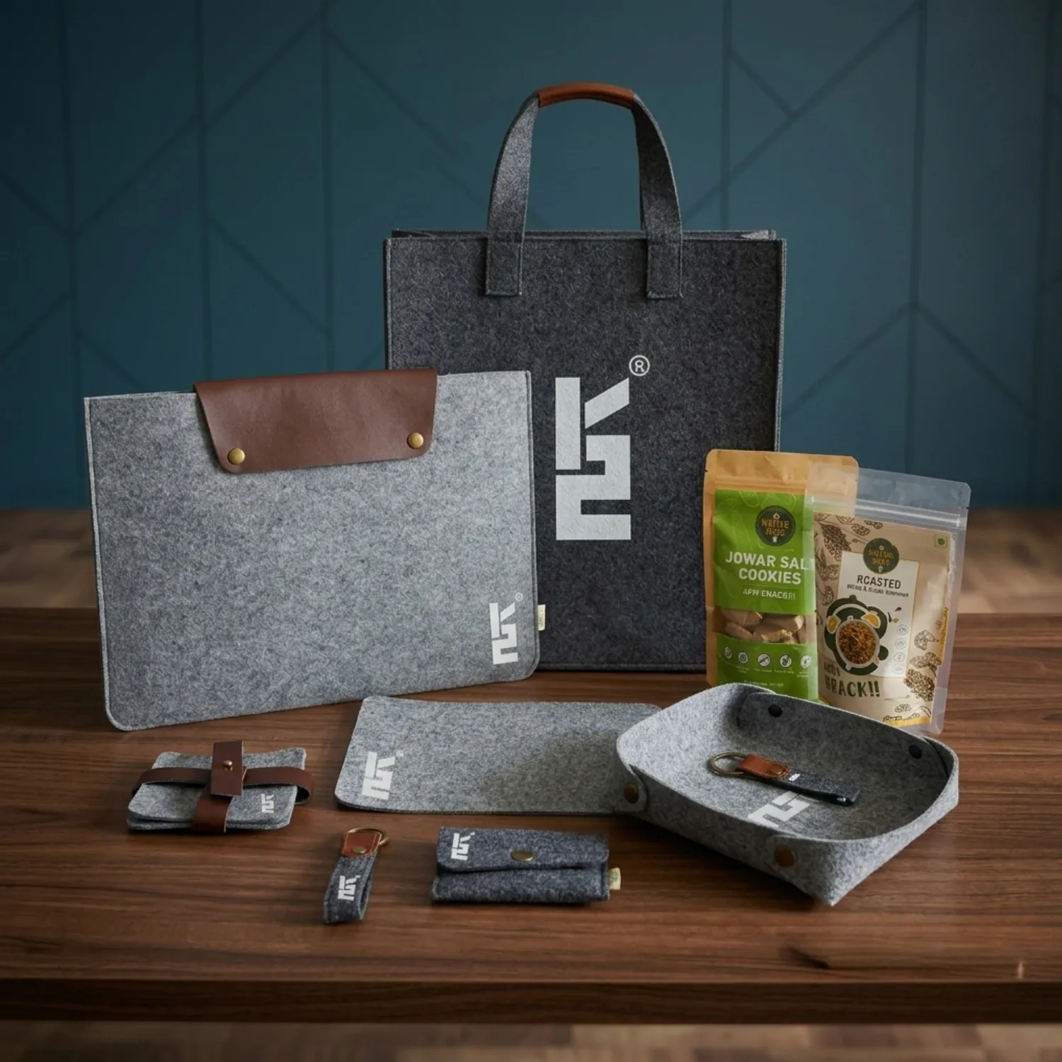 Eco-friendly felt Foundation Day gift kit