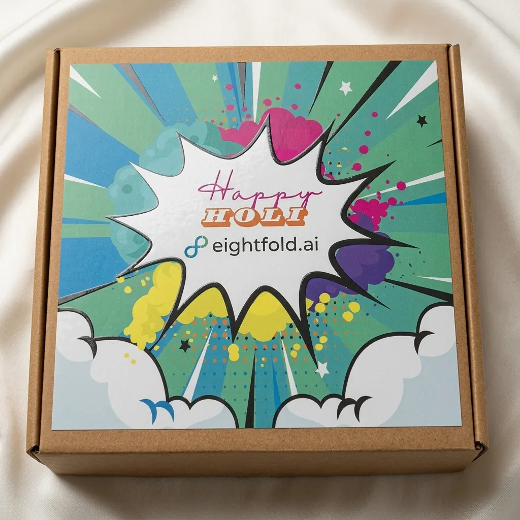 Custom branded Holi gift box