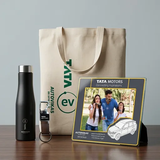 Tata EV customised joining and engagement merchandise kit