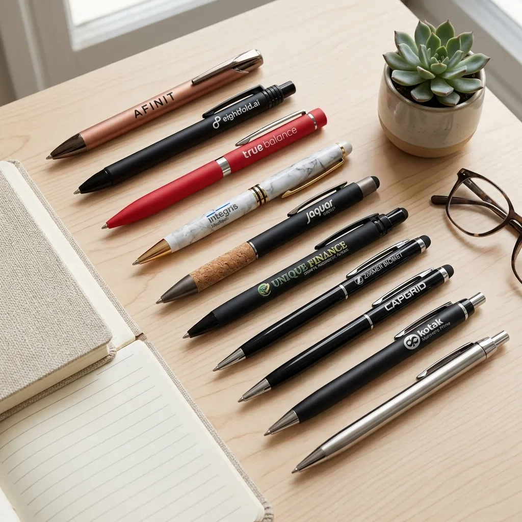 Branded corporate pens for New Year gifts